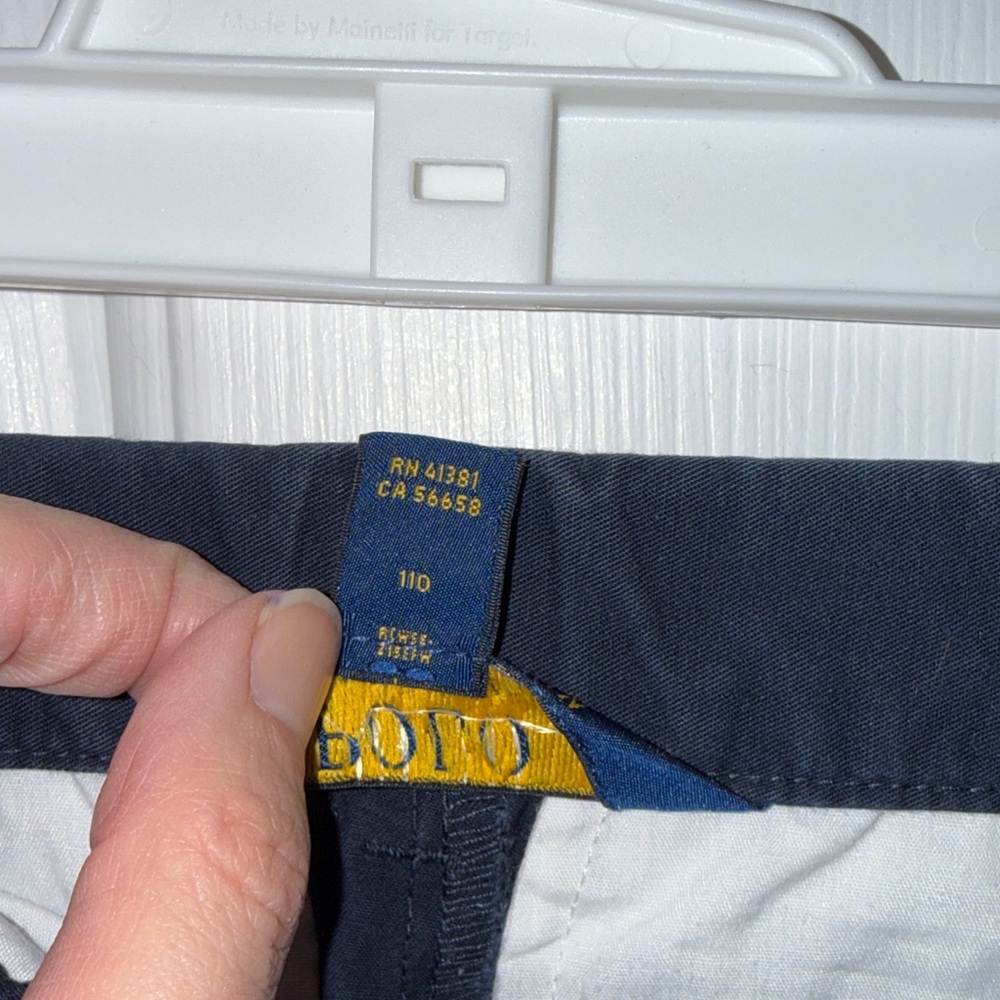 Polo by Ralph Lauren Boy’s Navy Flat Front Pants - Picture 7 of 9